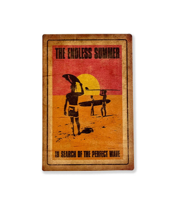 Endless Summer Wooden Postcard