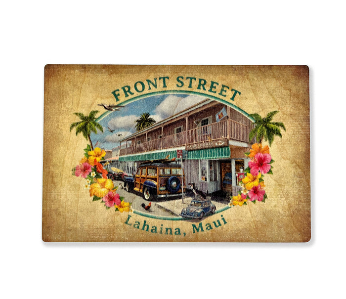 Frontstreet Wooden Postcard