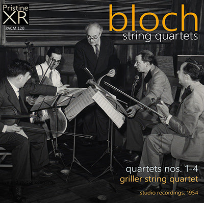 GRILLER QUARTET Bloch String Quartets (1954) - PACM120 - CD
