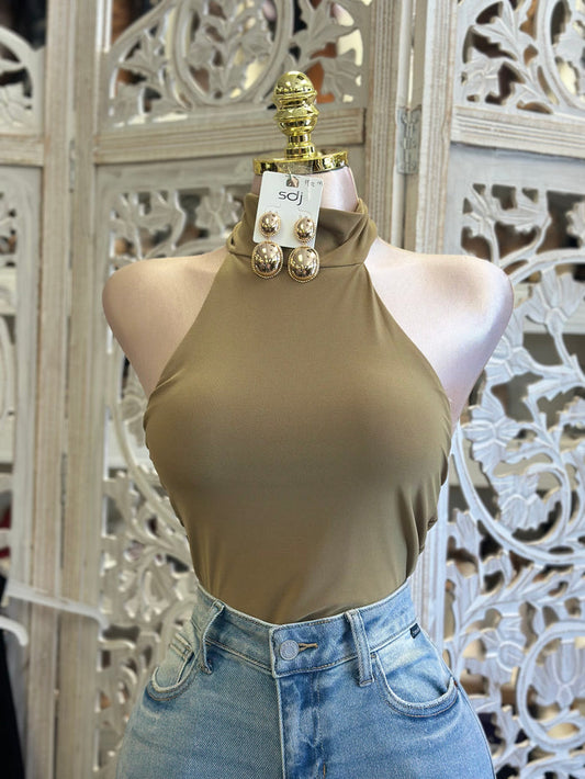 Halter Tie Back Top