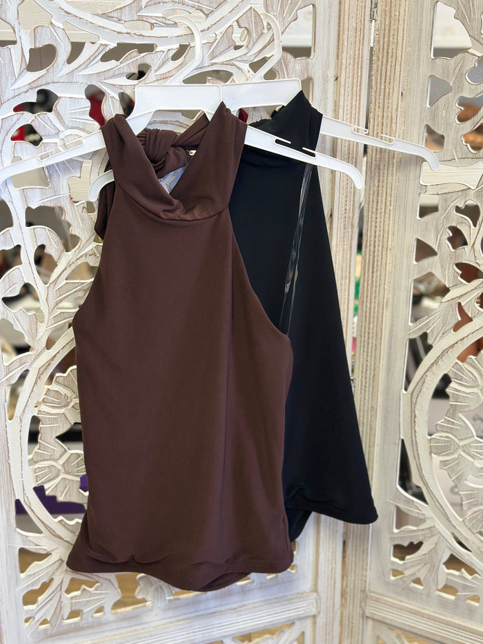Halter Tie Back Top