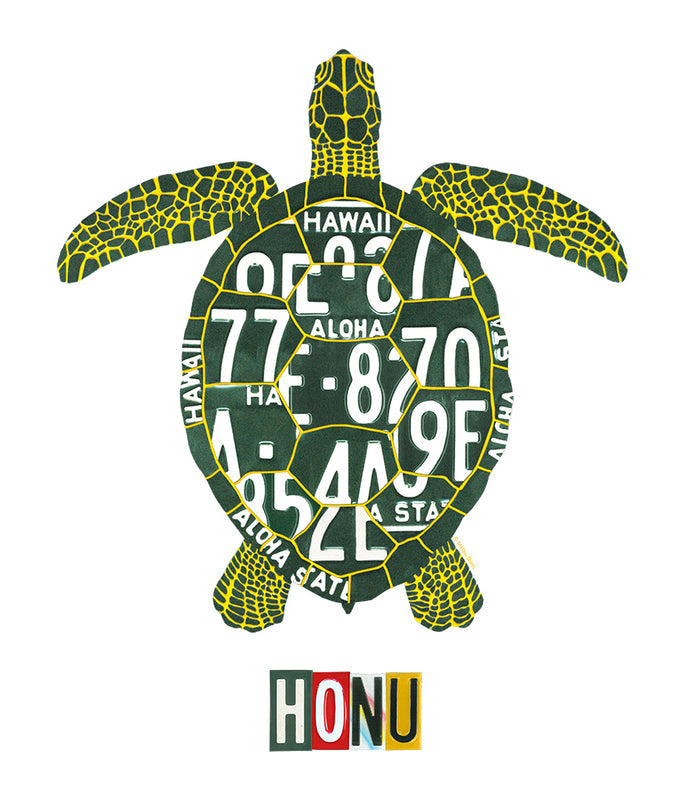 Honu License Plate Men's T-Shirt