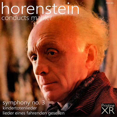HORENSTEIN conducts Mahler Symphony No. 3, Lieder (1954/61) - PASC565 - CD