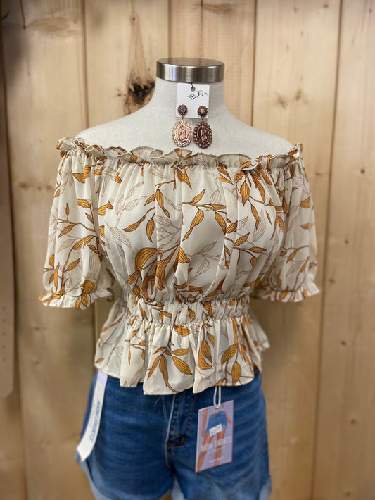 Off shoulder top