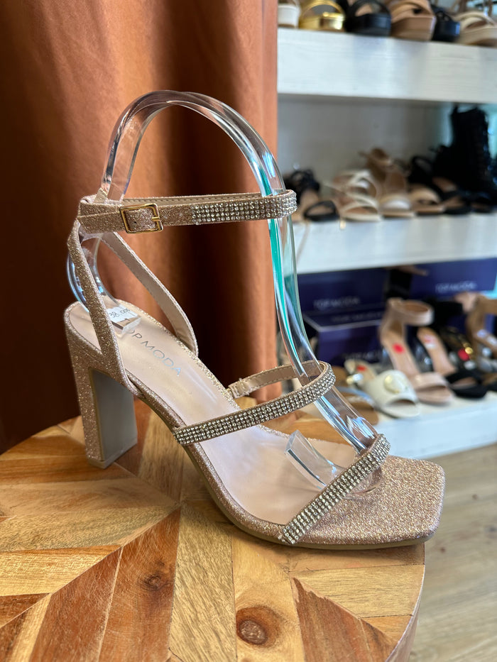 Rhinestone Glitter Heels