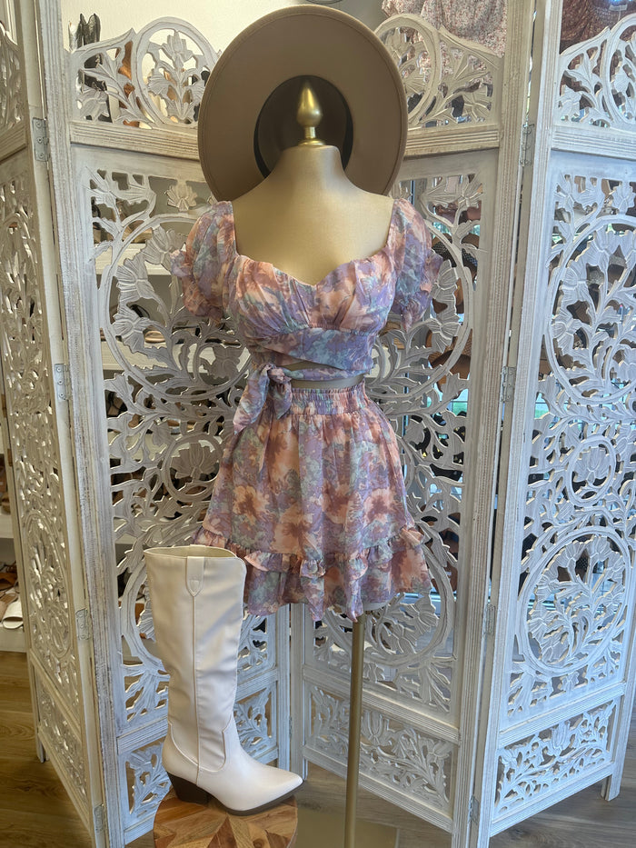 Lavender Floral Set