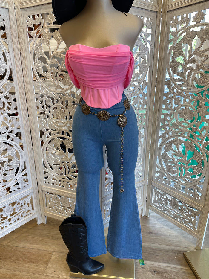 High Rise Flare Jeans