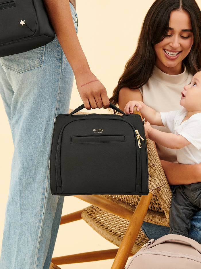 Insulated Bottle Bag - Black