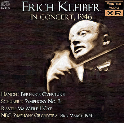 KLEIBER conducts Handel, Schubert, Ravel (1946) - PASC125 - CD