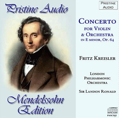 KREISLER Mendelssohn: Violin Concerto (1935) - PASC051 - CD