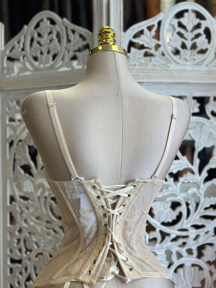 Lace Corset Top- Estira, Stretchy