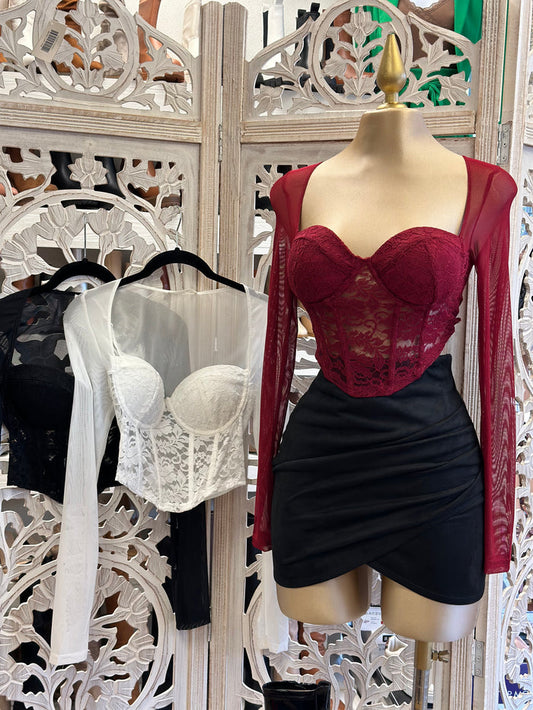 Lace Corset Top