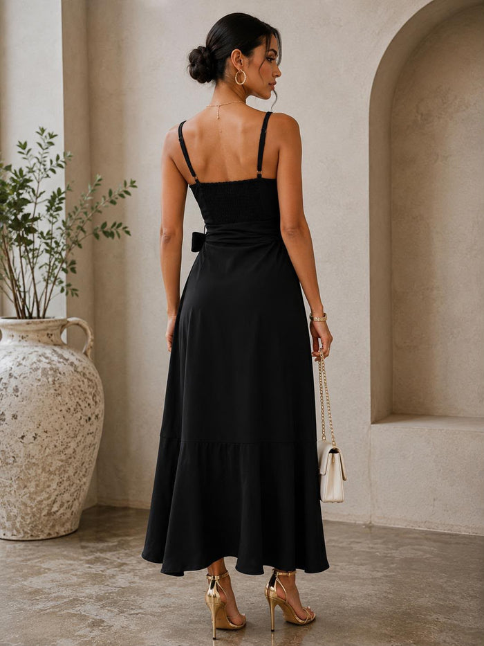 Lace Lined Midi Dress- Slightly Stretchy, Estira Poco