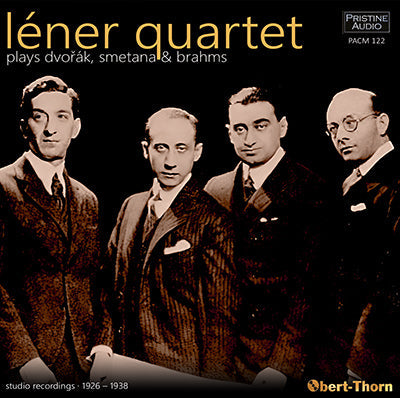 LÉNER QUARTET Dvořák & Smetana String Quartets - Dvořák & Brahms Piano Quintets (1926-38) - PACM122 - CD