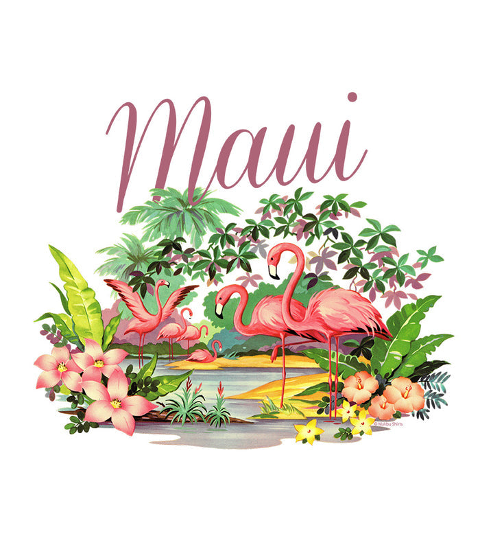 Maui Flamingos T-Shirt