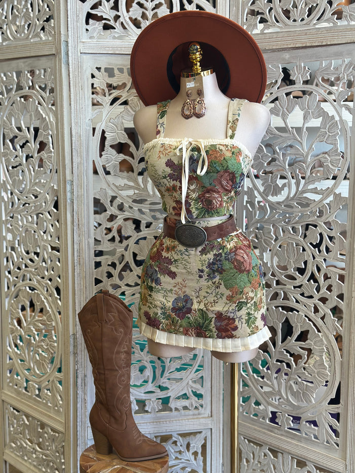 Maylee Floral Ribbon Set - Not Stretchy, No Estira