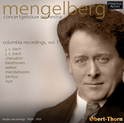 MENGELBERG Columbia Concertgebouw Recordings, Volume 1 (1926-31) - PASC595 - CD