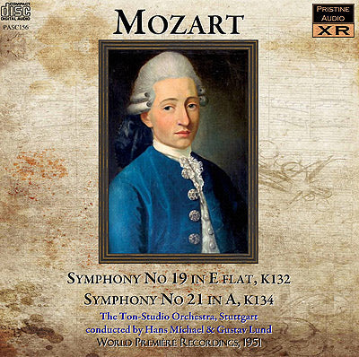 MICHEAL, LUND Mozart: Symphonies 19 and 21 (1951) - PASC156 - CD