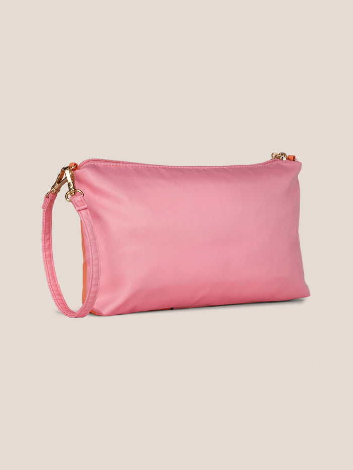 Miffy Flower Fields Be Quick Clutch - Pink & Orange