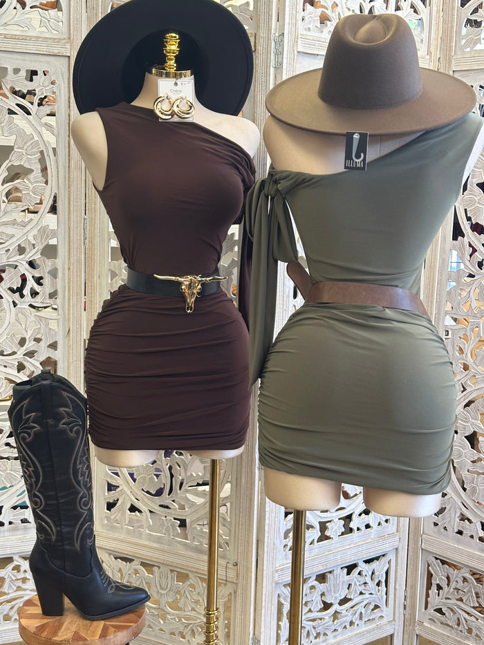 Mini Ribbon Dress- Estira, Stretchy
