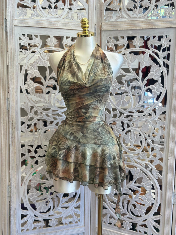 Multi Print Mini Dress -Stretchy, Estira