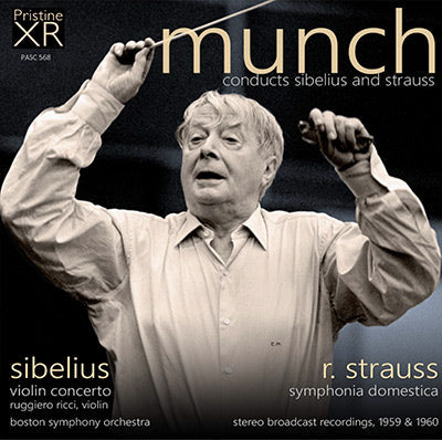MUNCH conducts Sibelius and R. Strauss (stereo, 1959/60) - PASC568 - CD