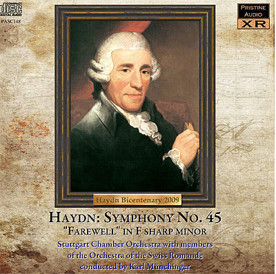 MÜNCHINGER Haydn: Symphony No 45, ‘Farewell' (1951) - PASC148 - CD