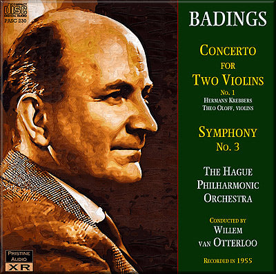 OTTERLOO Badings: Concerto for Two Violins No. 1, Symphony No. 3 (1955) - PASC230 - CD