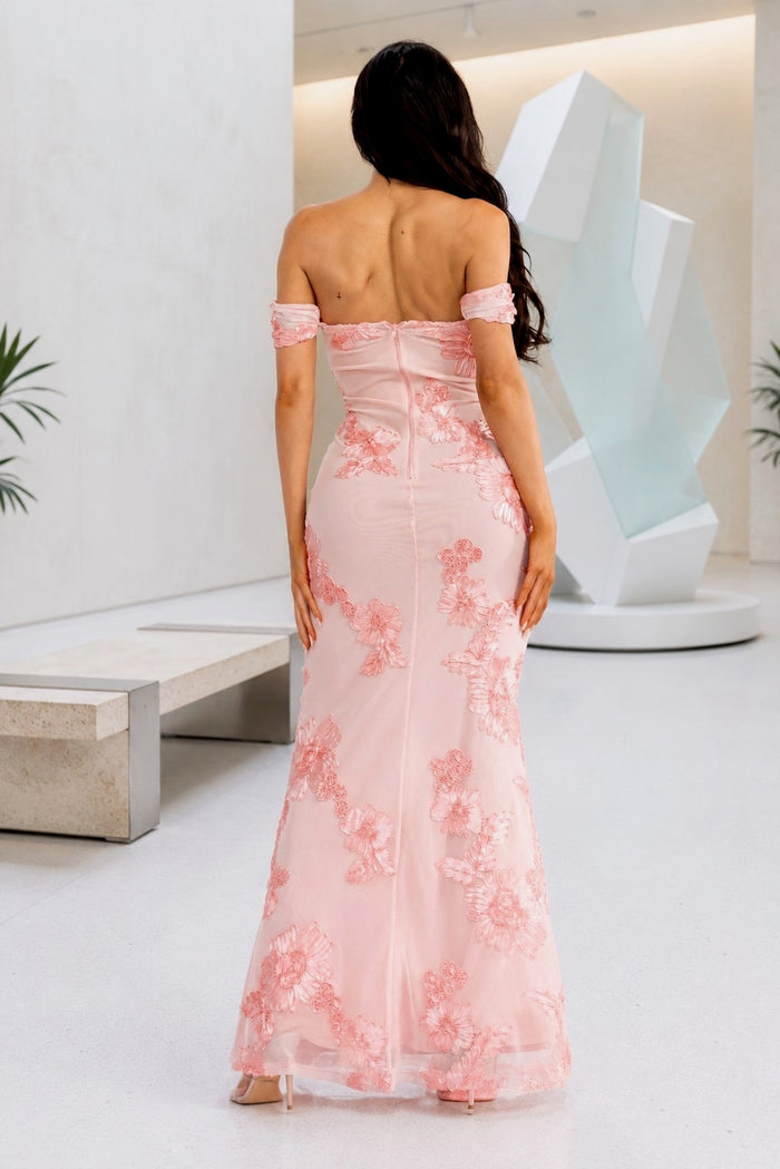 Pastel String Floral Dress - Estira, Stretchy