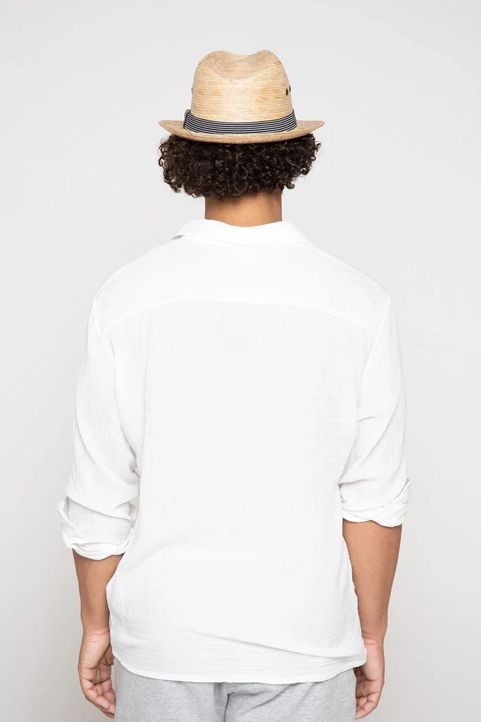 Peter Grimm Arsenio - Straw Fedora Hat