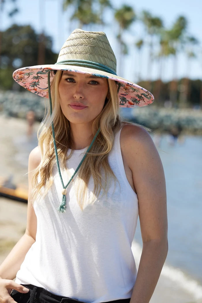Peter Grimm Surf On - Straw Lifeguard Hat