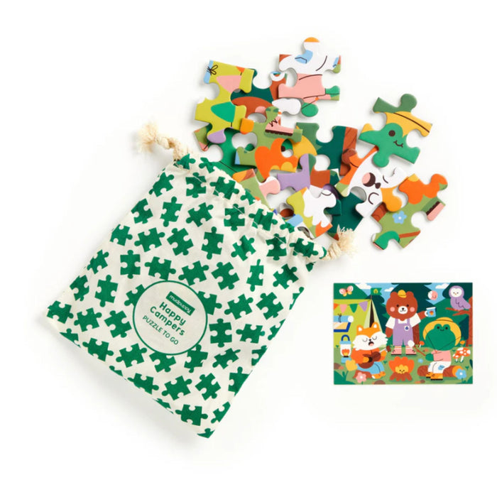 Puzzle To Go Happy Campers