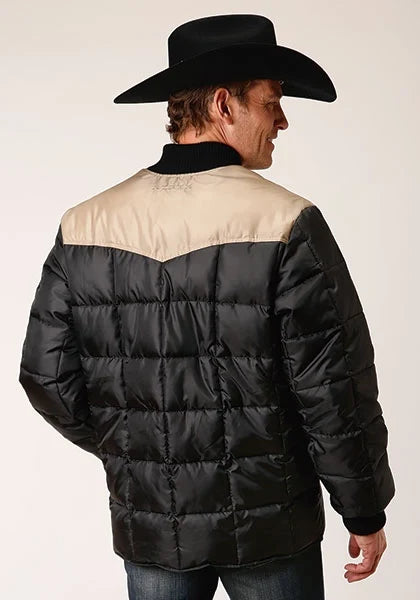 Roper 1473 Poly Filled (Tan/Black) - Men's Jacket
