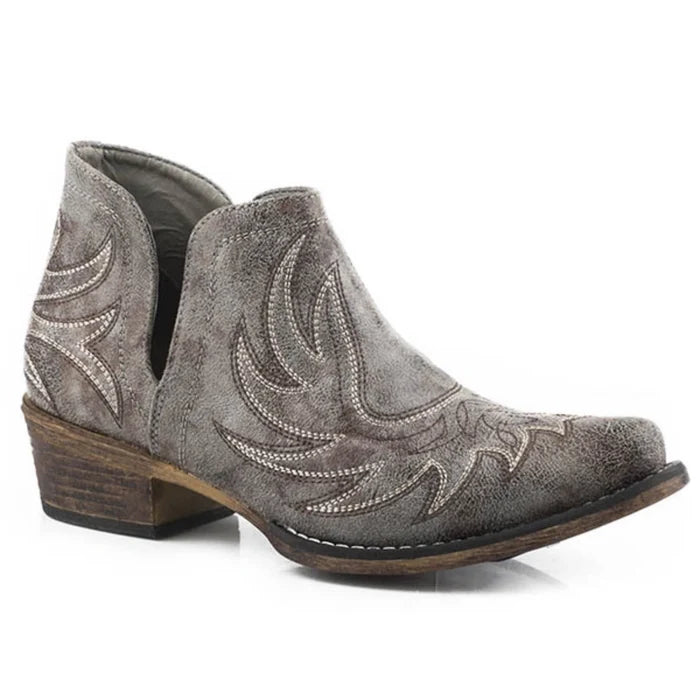 Roper Ava Vintage (Grey) - Women's Cowgirl Boot