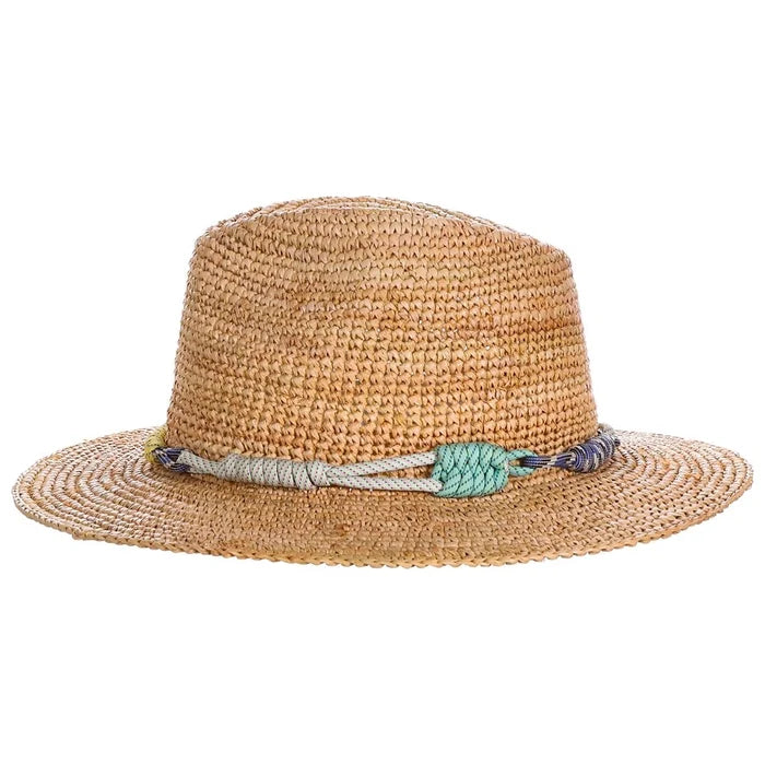 Scala Calla - Women's Straw Fedora Hat