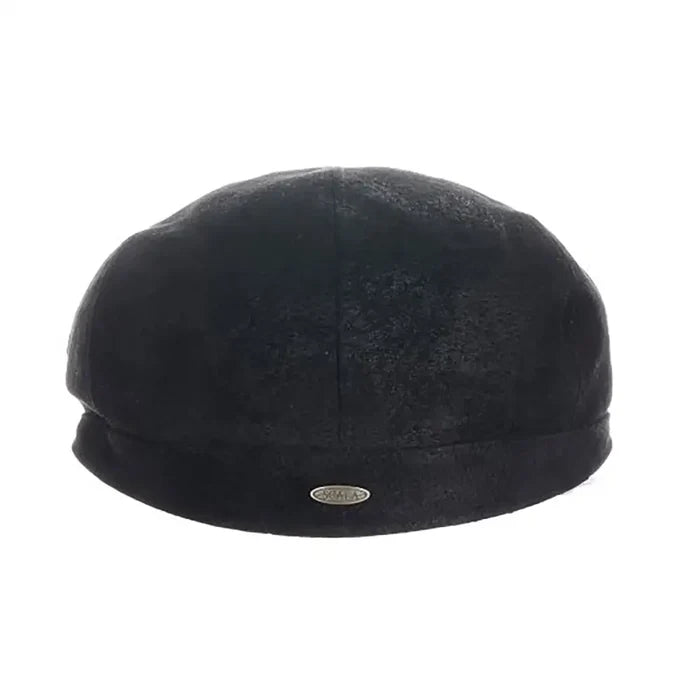 Scala Hood - Leather Flat Cap
