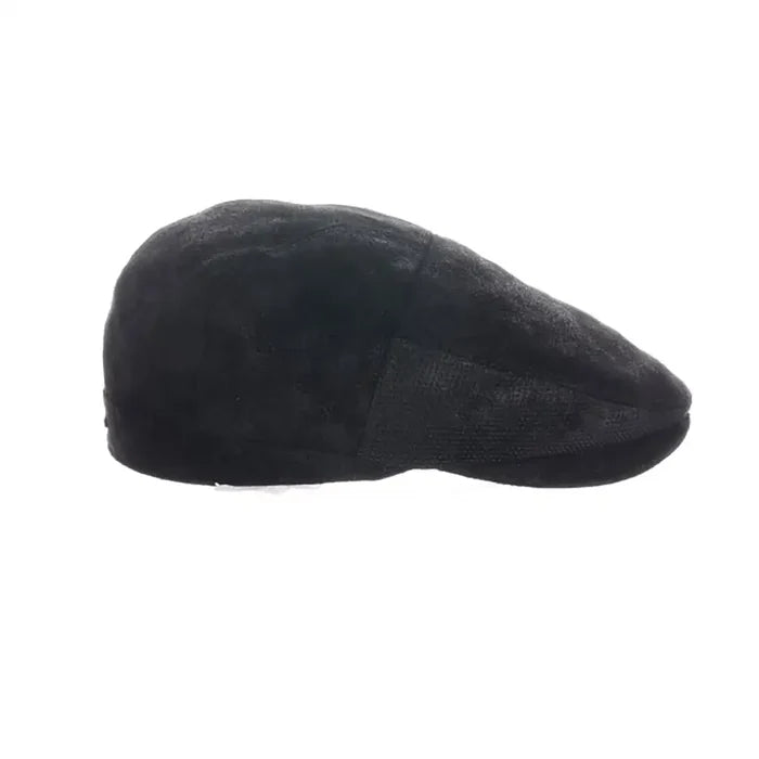 Scala Hood - Leather Flat Cap