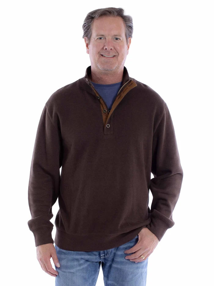Scully Elbow Patches (5278) - Men's Pullover Sweater