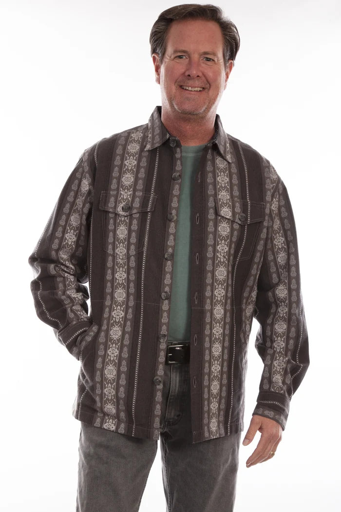Scully Ridgeview - Men's Western Flannel Shirt Jacket