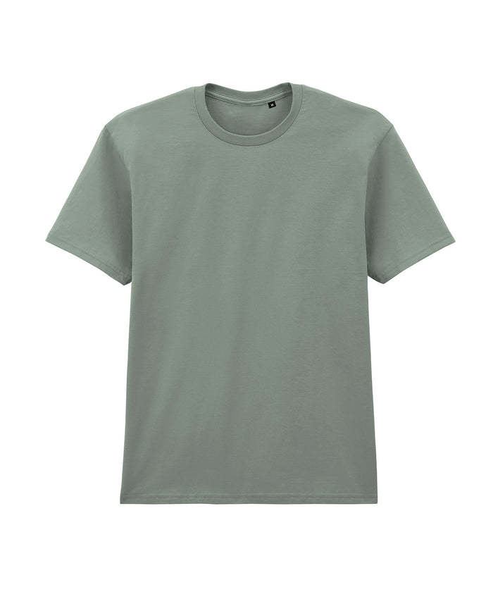 Softstyle midweight adult no-label enzyme wash t-shirt