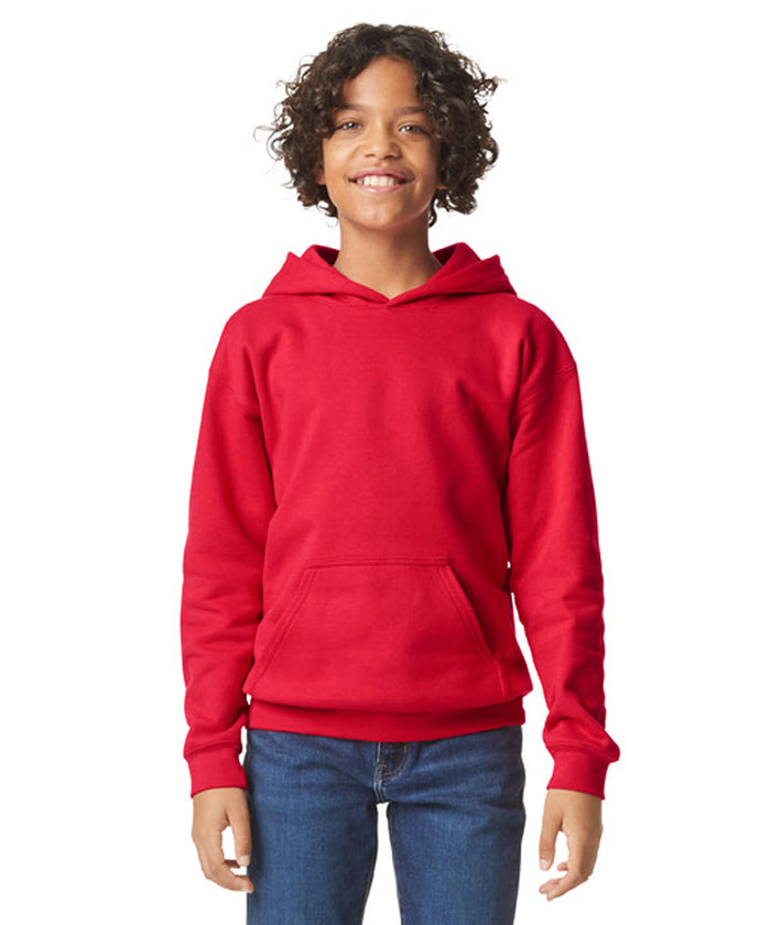 Softstyle midweight fleece youth hoodie
