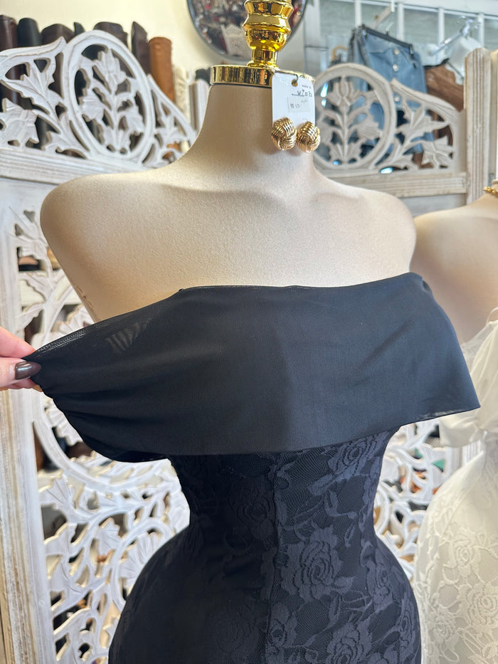 Strapless Full Lace Dress- Stretchy,Estira