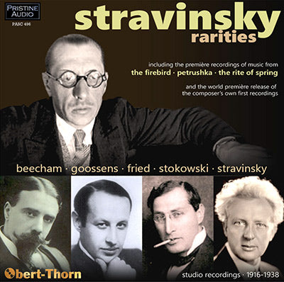 STRAVINSKY Rarities (1916-1938) - PASC496 - CD