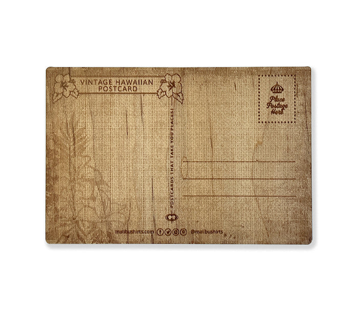 Strong Current Wooden Postcard