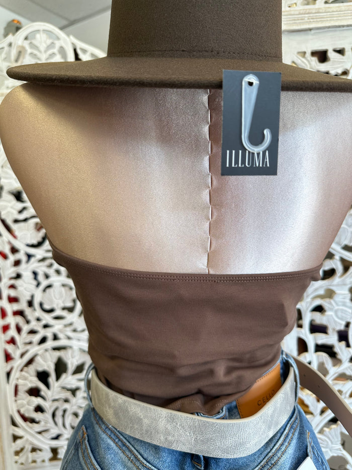 Studded Halter Blouse