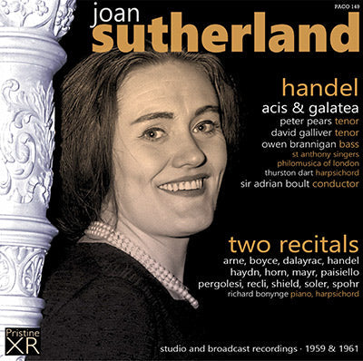SUTHERLAND Handel: Acis & Galatea, Two Recitals (1959, 1961) - PACO149 - CD