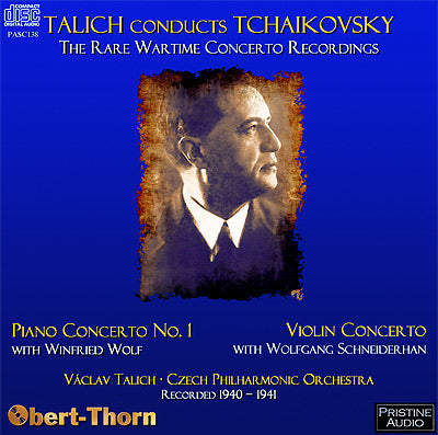 TALICH Tchaikovsky: Piano Concerto No. 1, Violin Concerto (1940/41) - PASC138 - CD