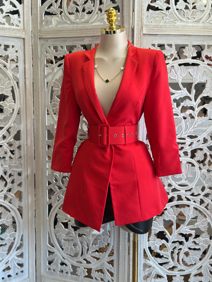 Thick Belt Blazer