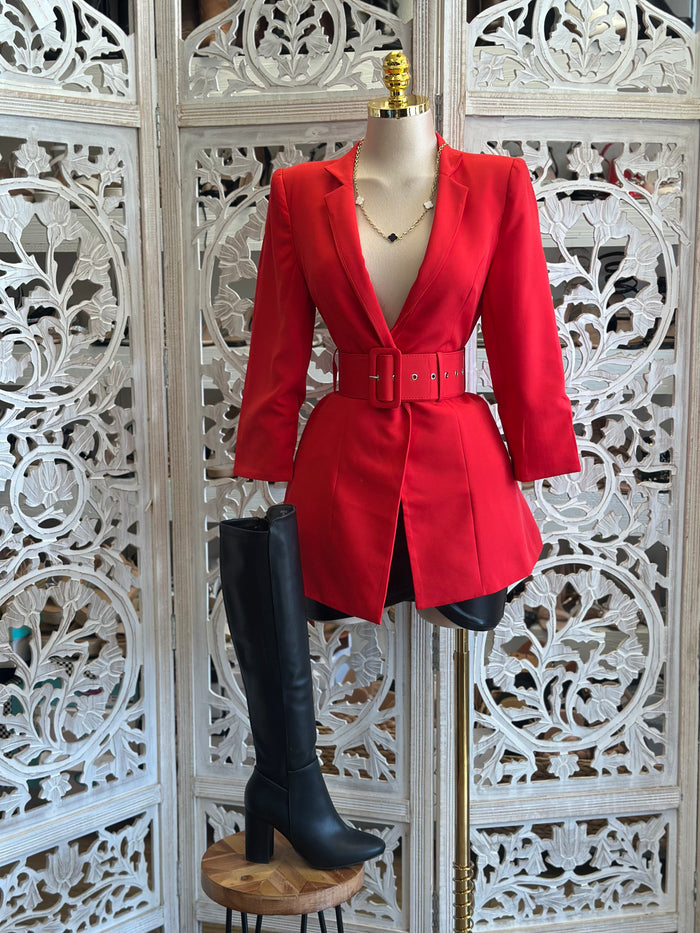 Thick Belt Blazer