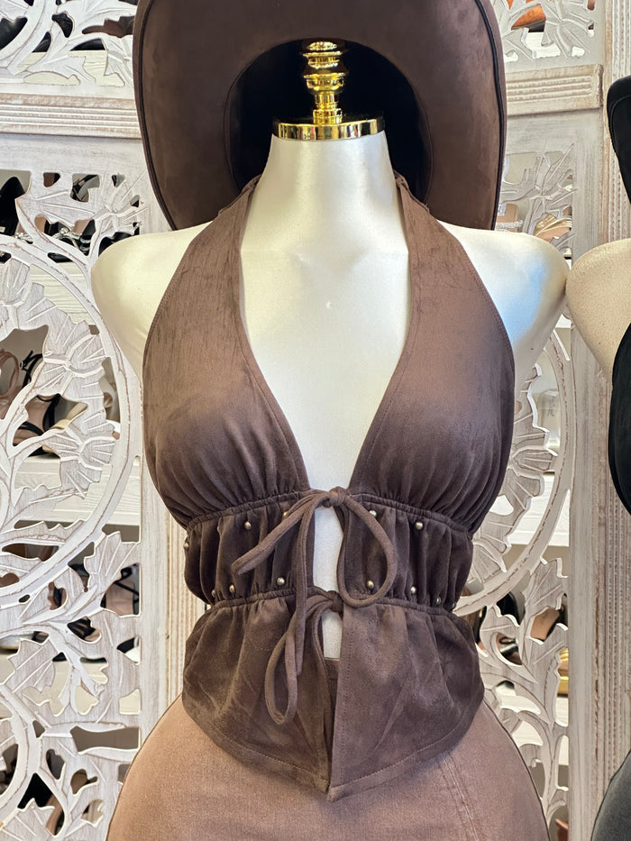 Tiered Studded Top - Estira, Stretchy